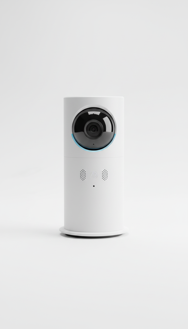 Cámara WiFi 360° blanca prístina