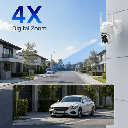 Cámara de Seguridad WiFi 360° con Visión Nocturna HD - Korzadi