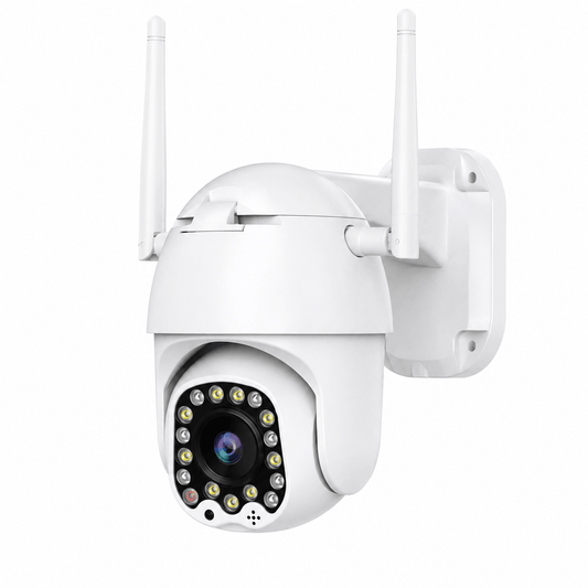 Cámara de Seguridad WiFi 360° con Visión Nocturna HD - Korzadi